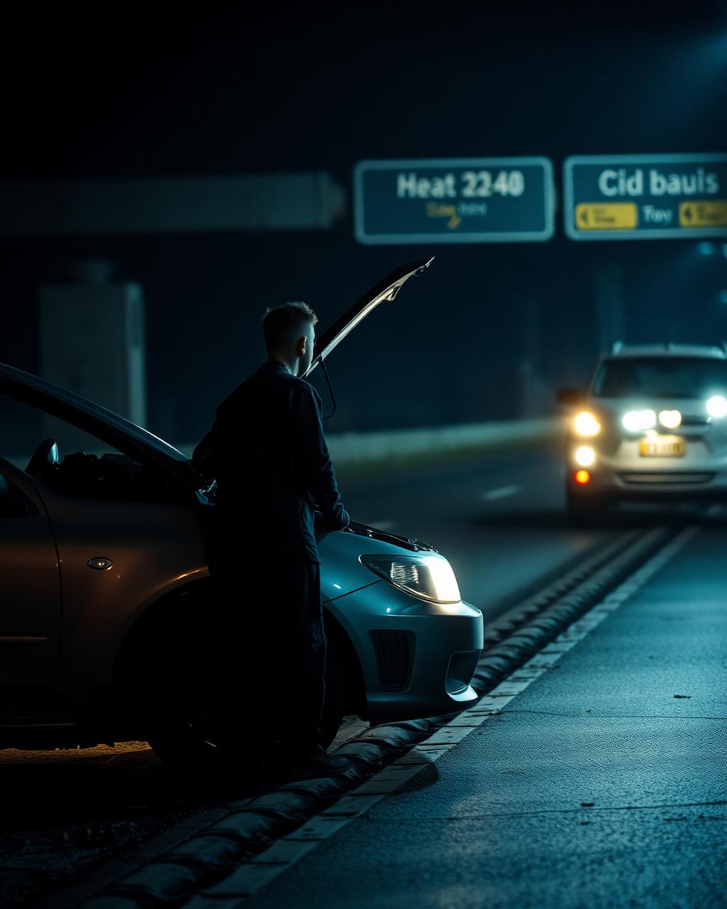 Blankenship Mechanical tow truck and mobile mechanic working roadside